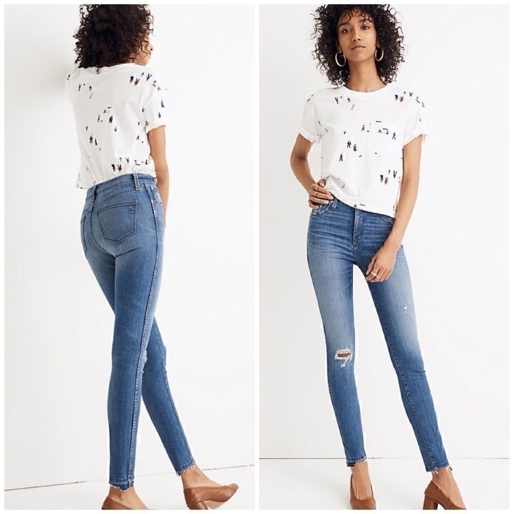 NEW Madewell 10” High Rise Skinny Jeans